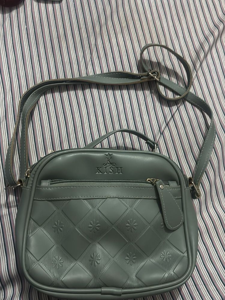 Stylish Gray Crossbody Bag