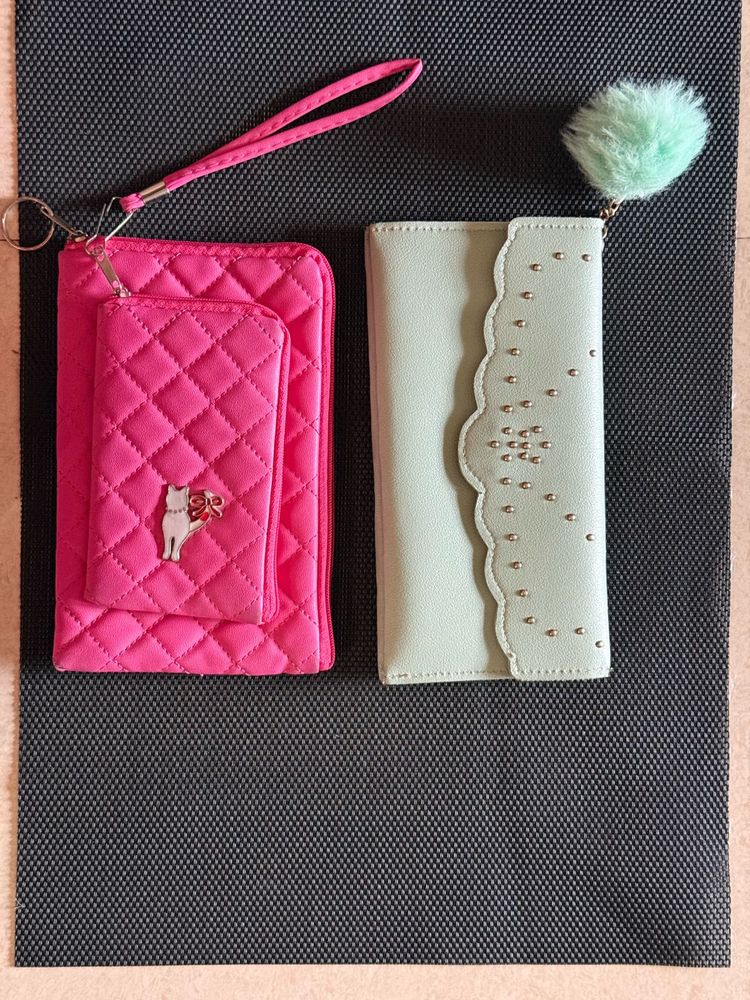 Cute Quilted Wallet Set