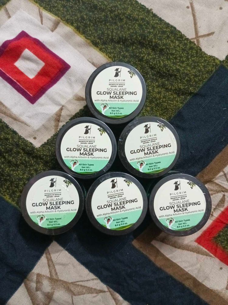 (Pack of 5) Pilgrim Squalane Glow Sleeping Mask -