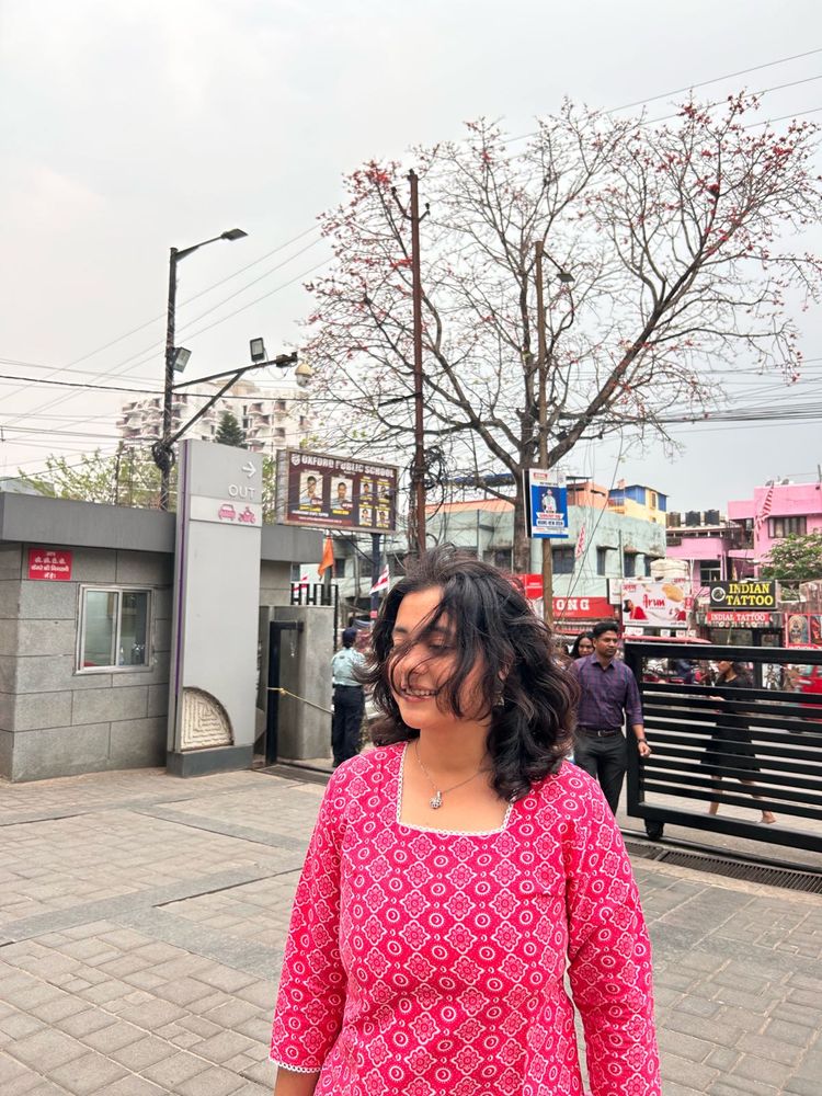Vibrant Pink Printed Kurta