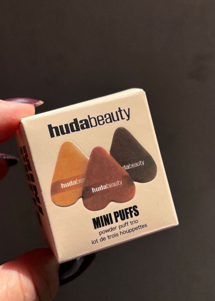 Huda Beauty Mini Puffs Powder Puff Trio