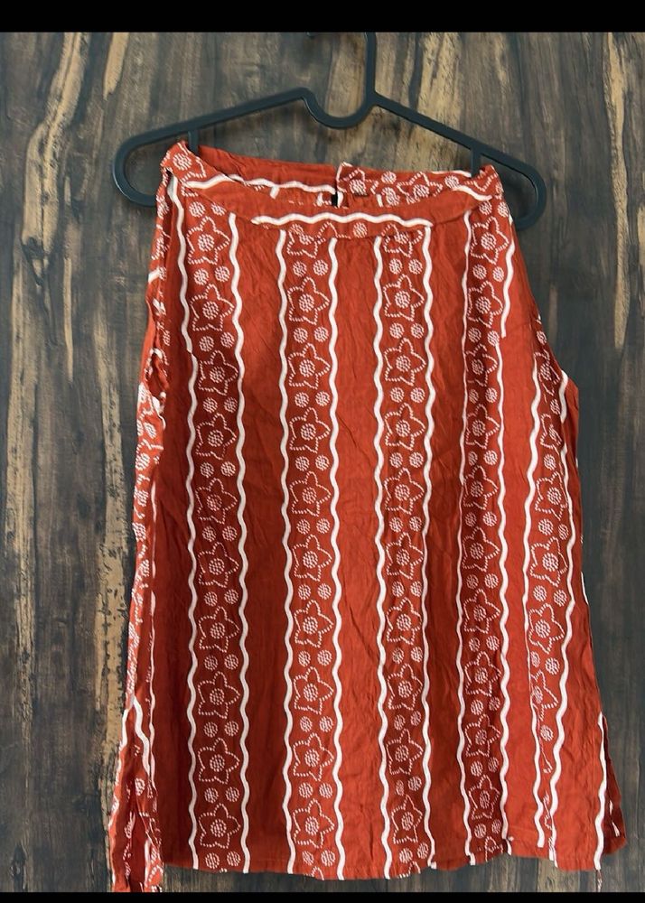 Stylish Printed Sleeveless Top