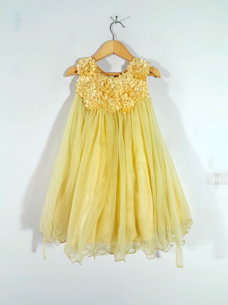 Gold Yellow Frock (Girl's)
