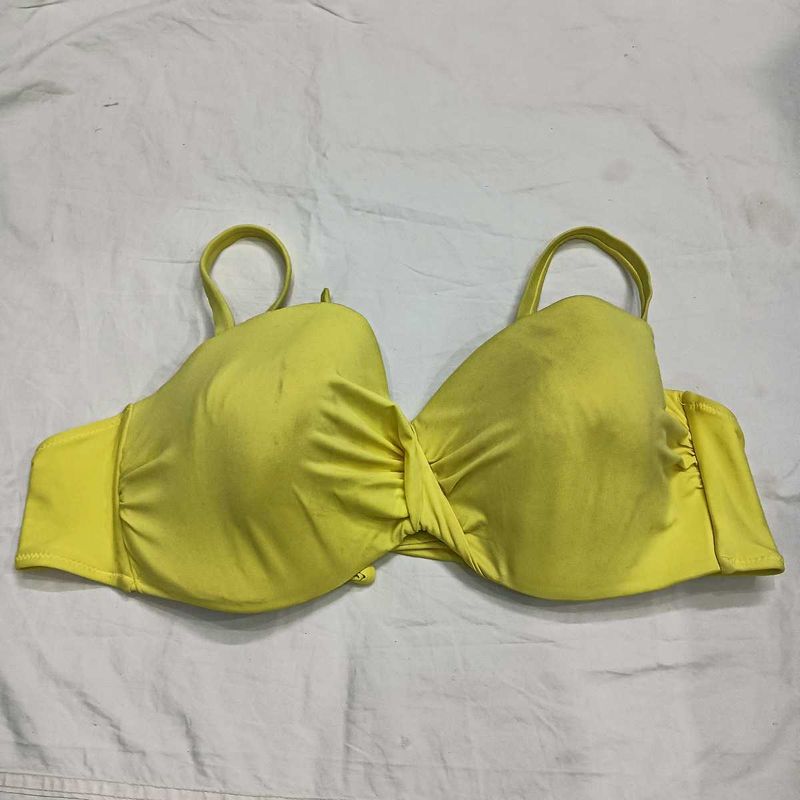 Yellow🖤big size Bikini Top