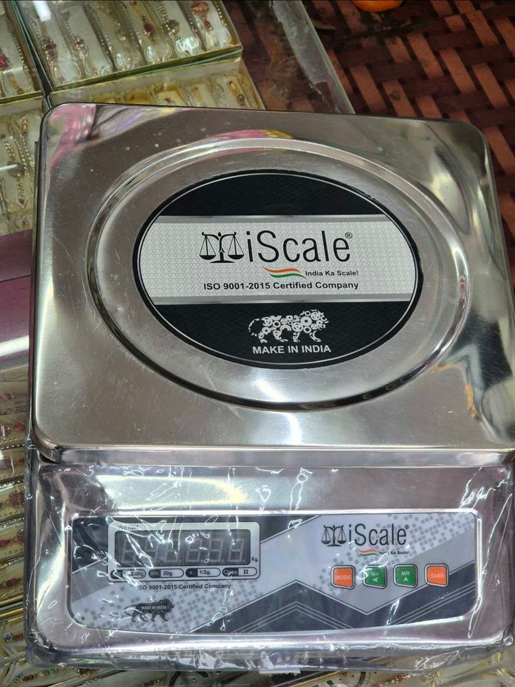 iScale 30kg Digital Weighing Scale - Stainless