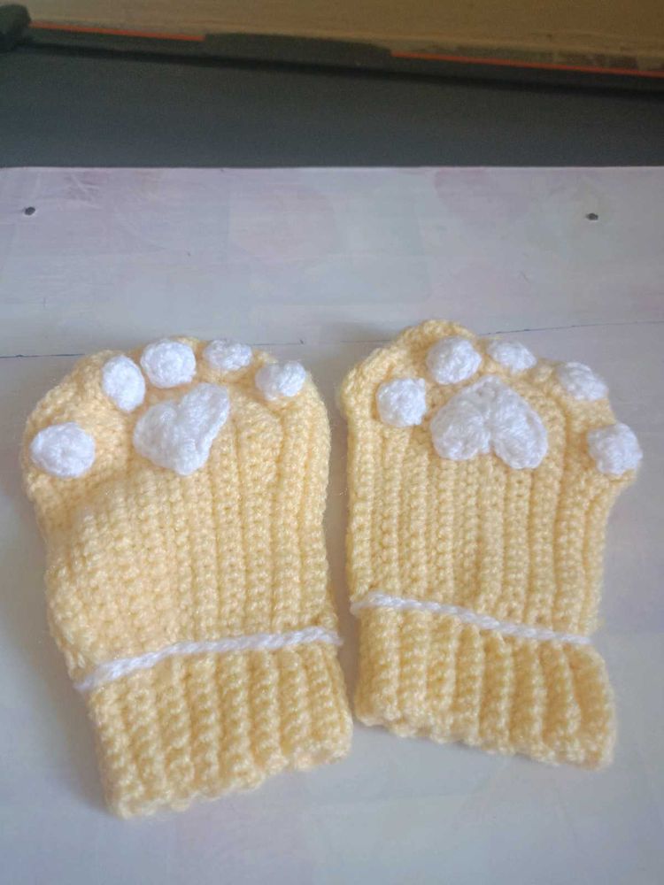 Crochet Woolen Hand Gloves 🥰