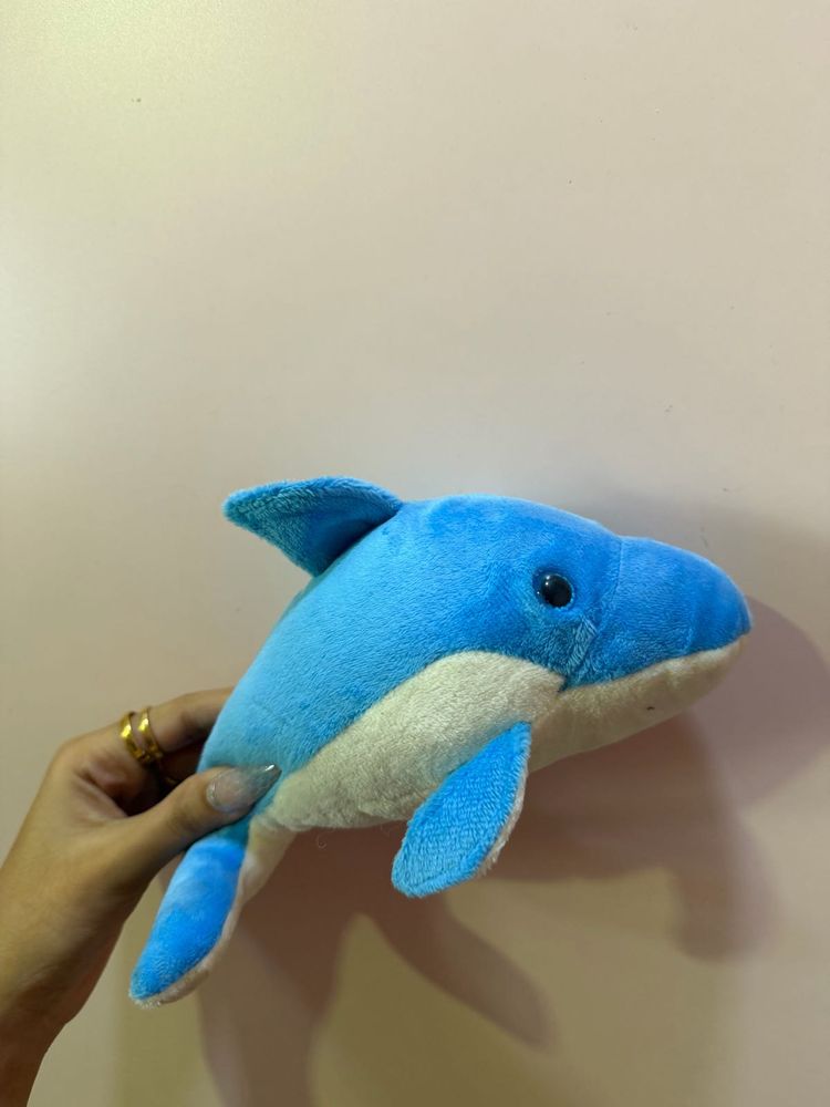 Blue Dolphin Plush Soft Toy