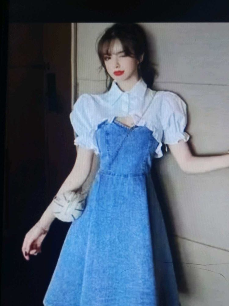 Korean style two piece dress set