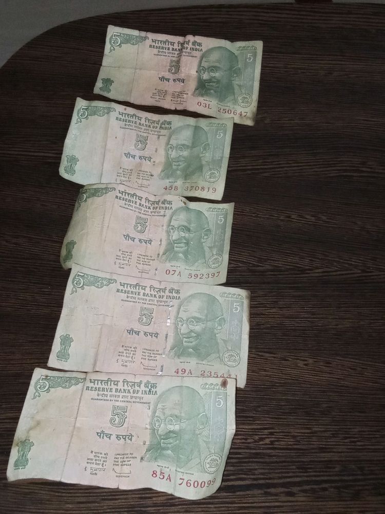 5rupee Notes