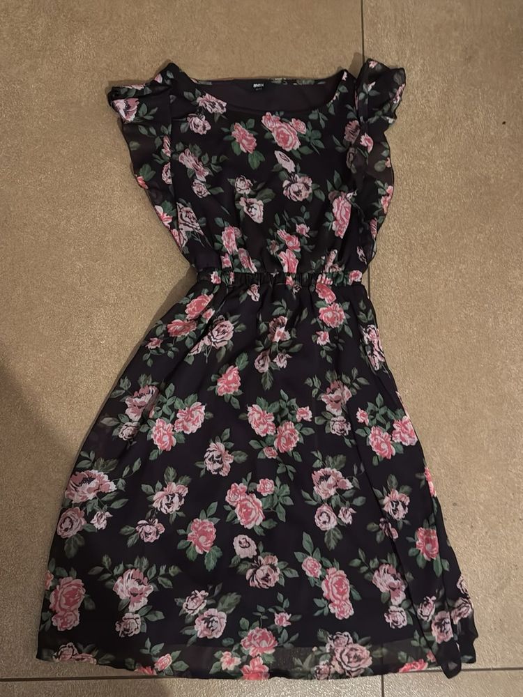 Floral Print Midi Dress
