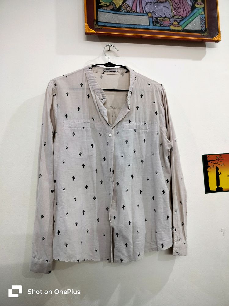 Women Formal Shirt With Chinese Color