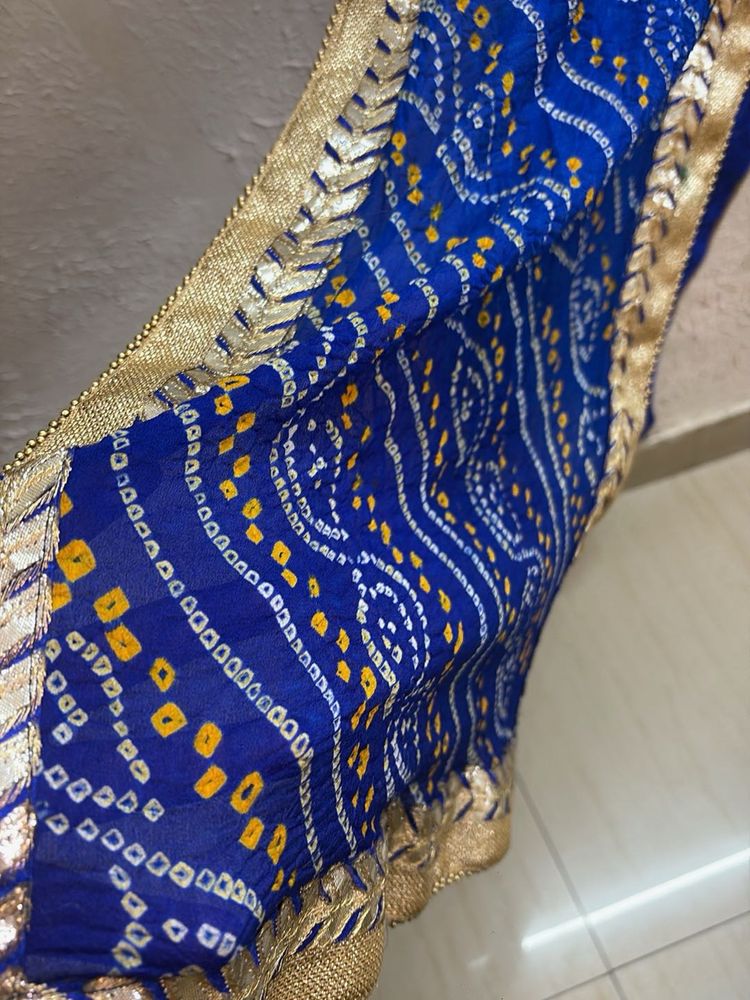 Pure Bandhani Stall cum dupatta