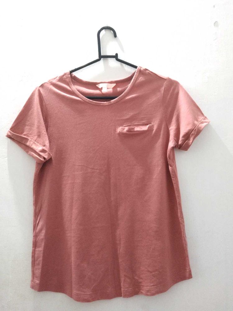 Pink T-shirt , Size -S