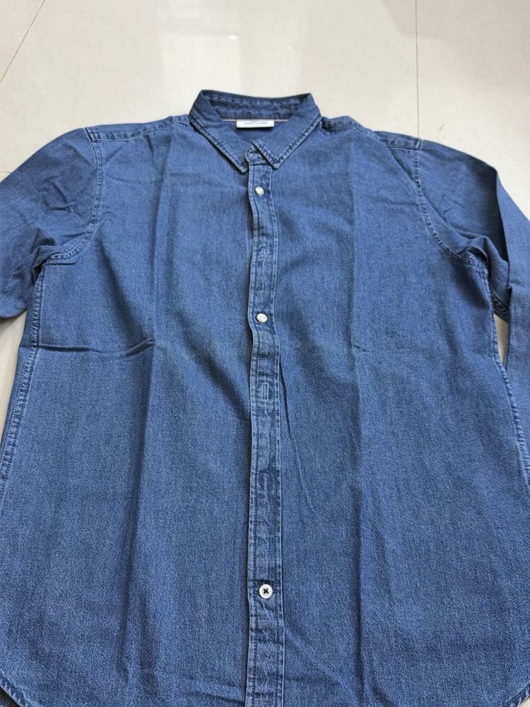 Classic Blue Denim Shirt