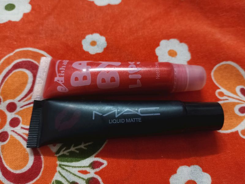 New Mac Tattoo Lipstick And Shimmer Lip Gloss