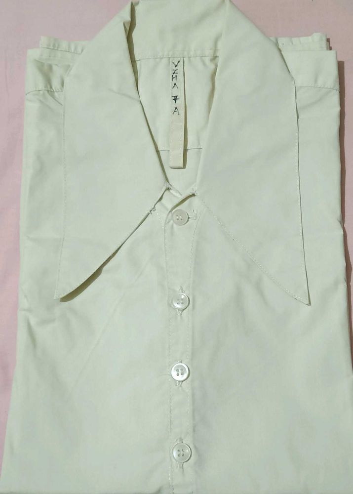 Classic Off White Shirt cum Top