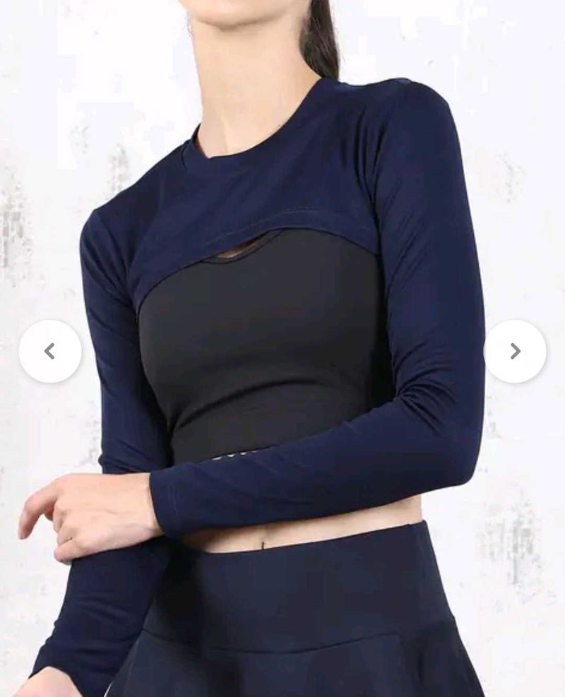 Shein Full Length High Low Hem Micro Crop