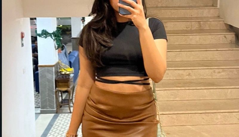 Stylish Black Crop Top