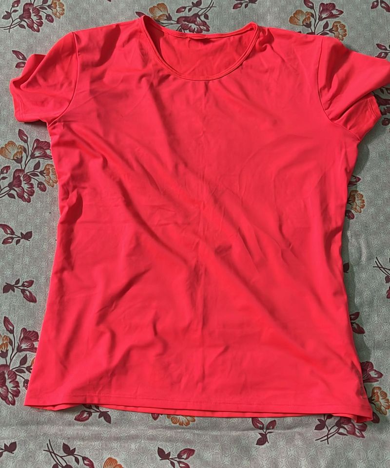 Vibrant Coral T-Shirt