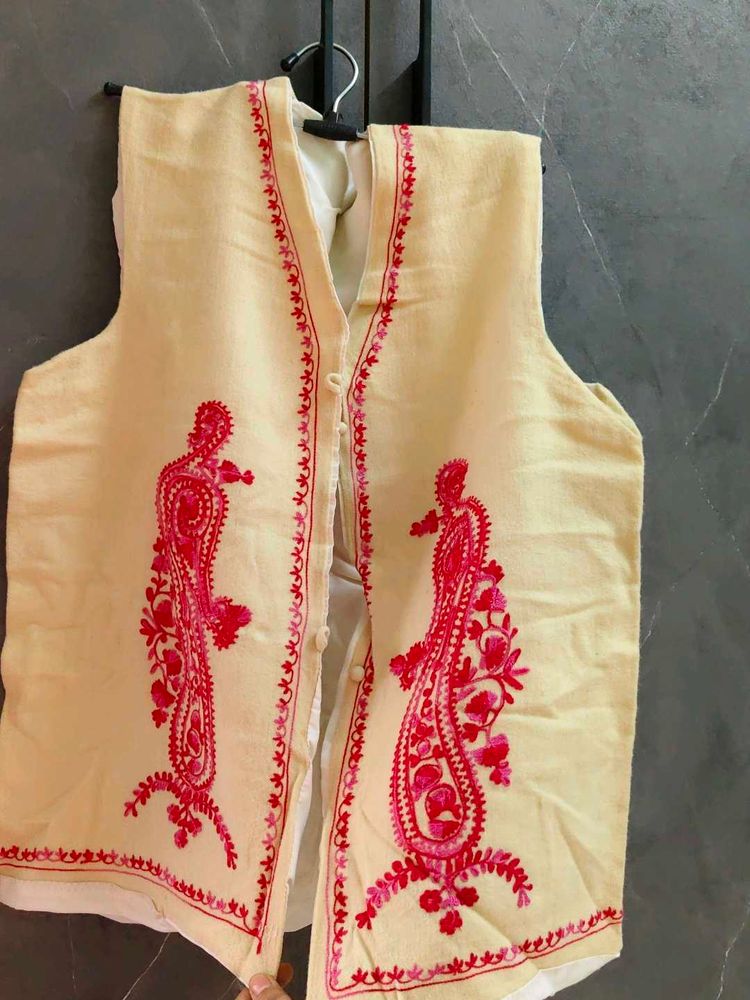 Embroidered Ethnic Waistcoat