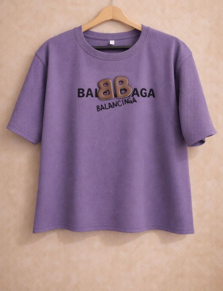 Purple Graphic T-Shirt