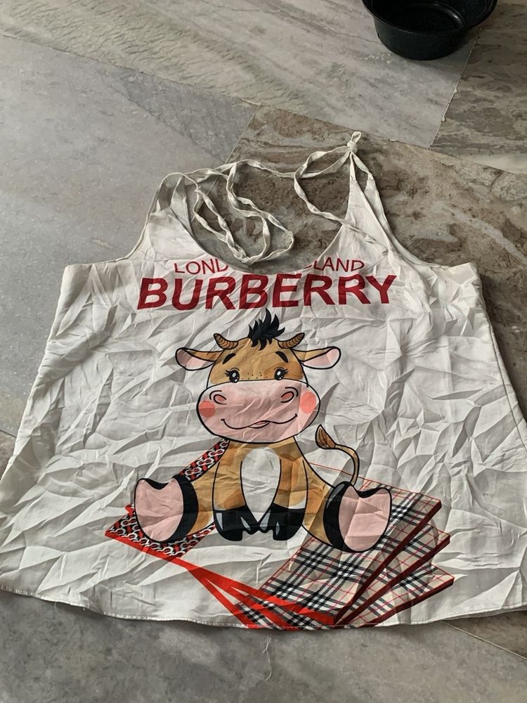 Cute Cow Print Burberry Top