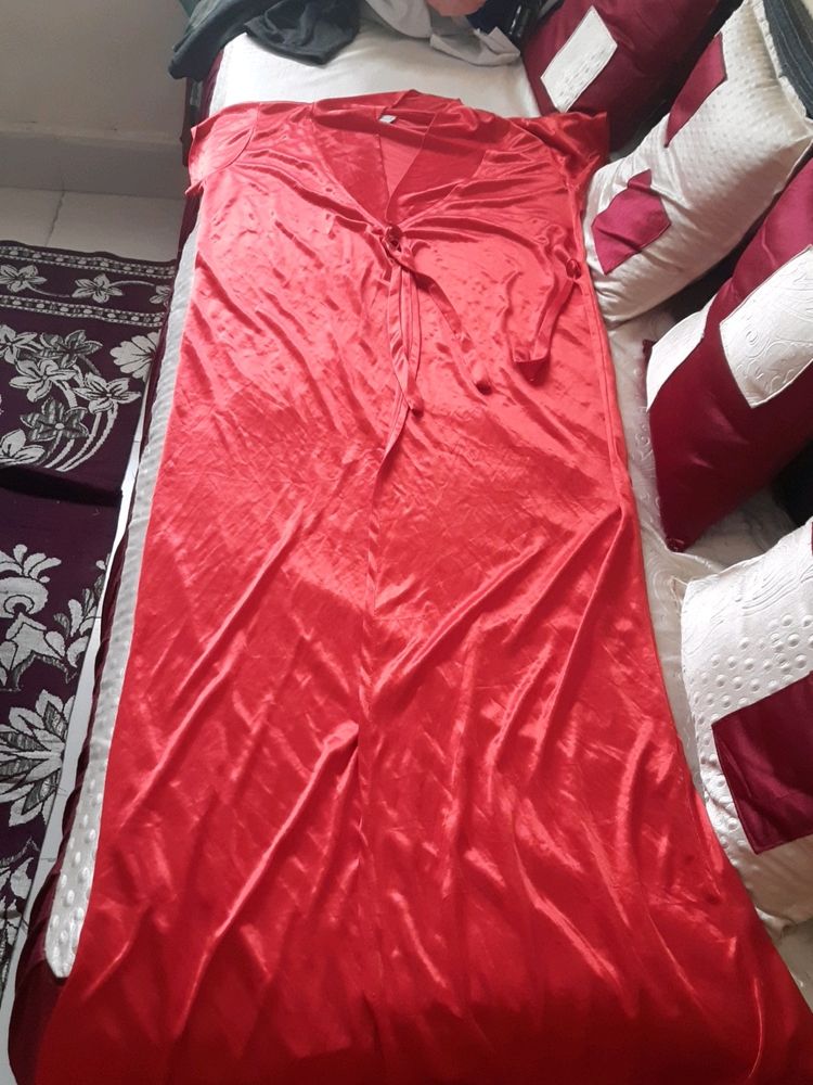 2 piece Satin Night dress