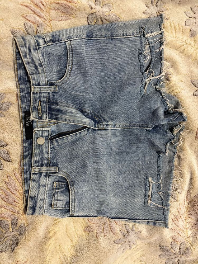 blue  Denim Shorts