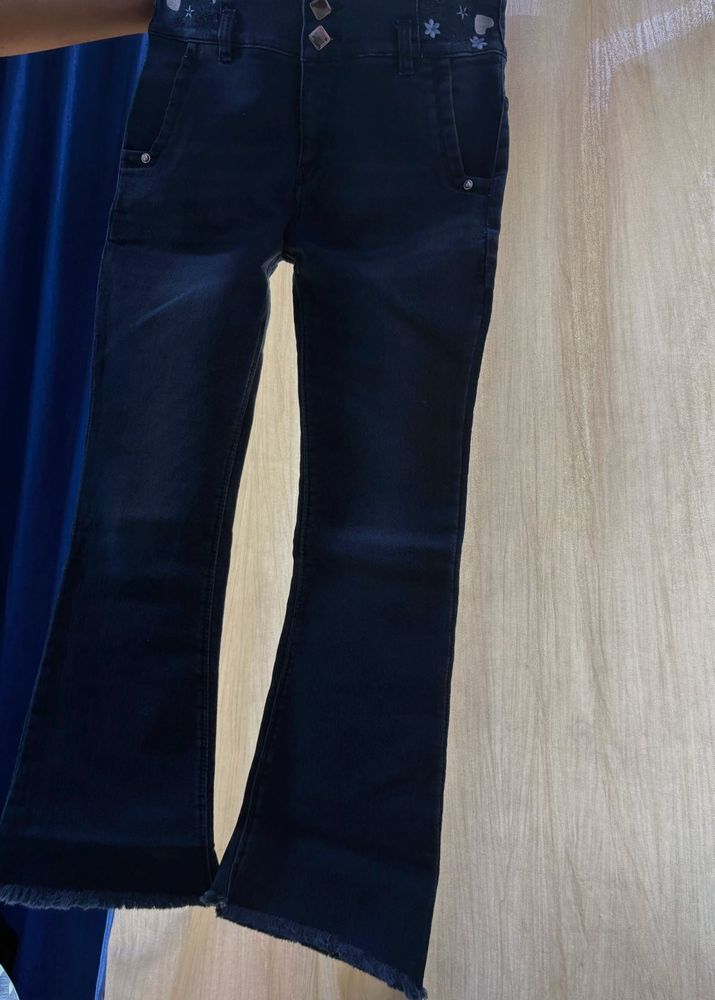 Flared Denim Jeans