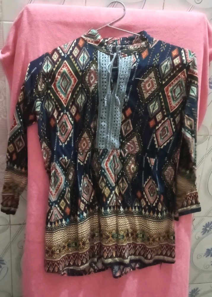 Bohemian Print short Kurti