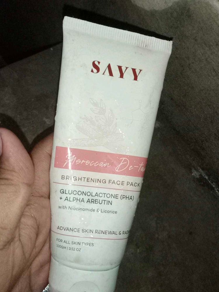 Savy Moroccan De-Tan Brightening Face Pack