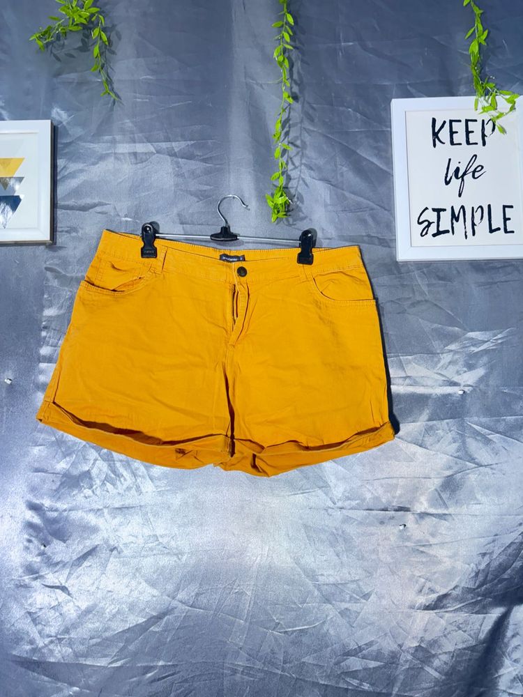 Bright Yellow Women's Shorts