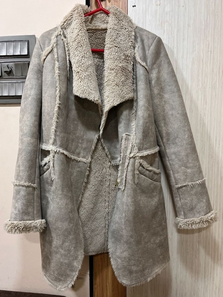 Cozy Faux Fur Lined Winter Coat