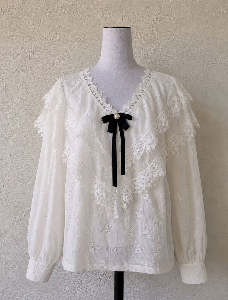 Coquette Lacy Top