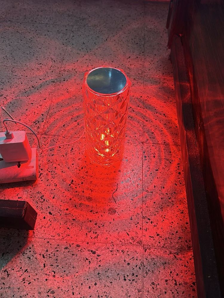 Crystal Rose Diamond LED Table Lamp USB