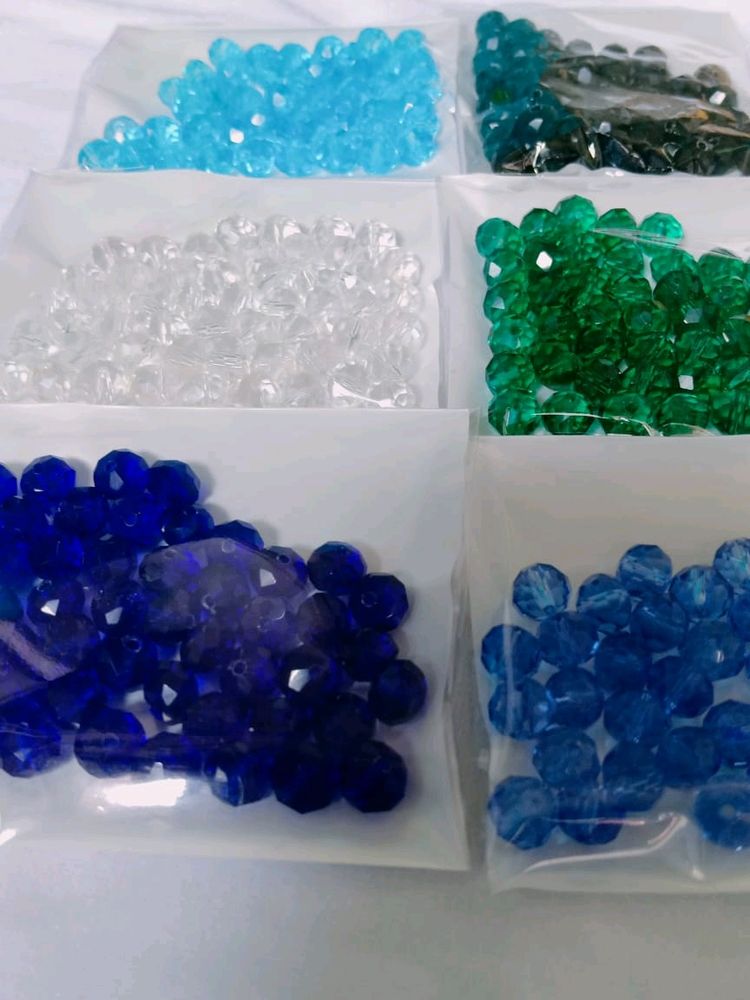 Crystal 8mm Beads Six Peket