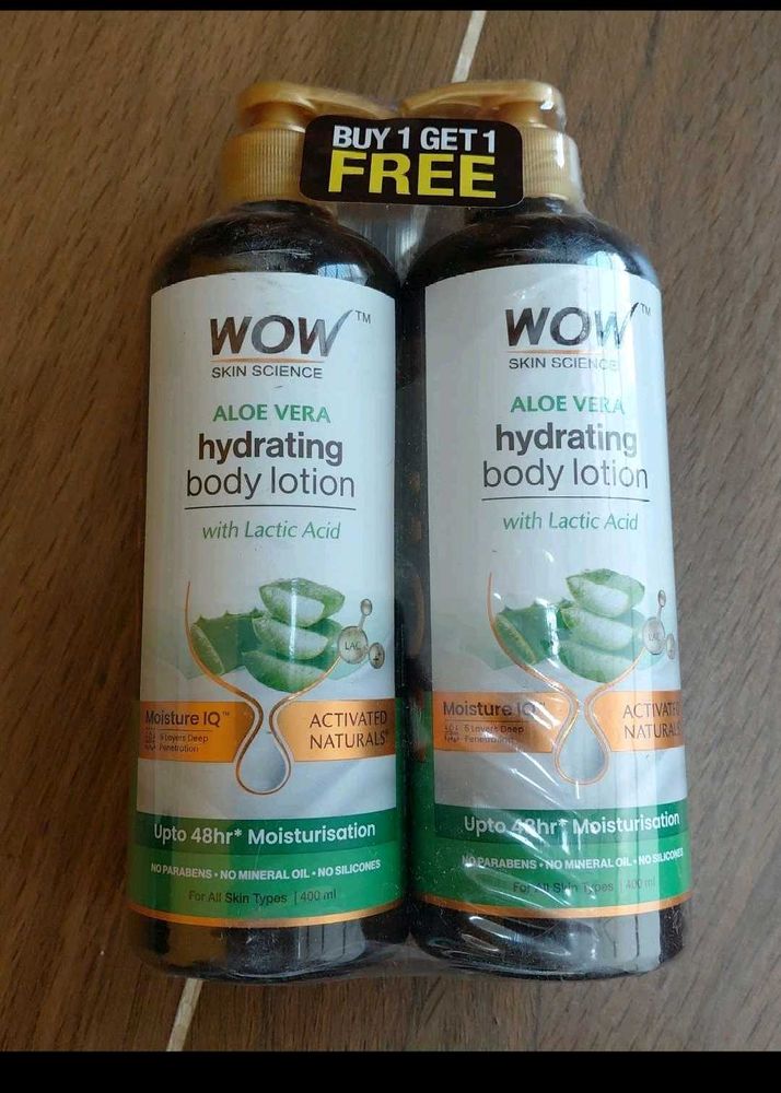 WOW Skin Science Body Lotion pack of 2