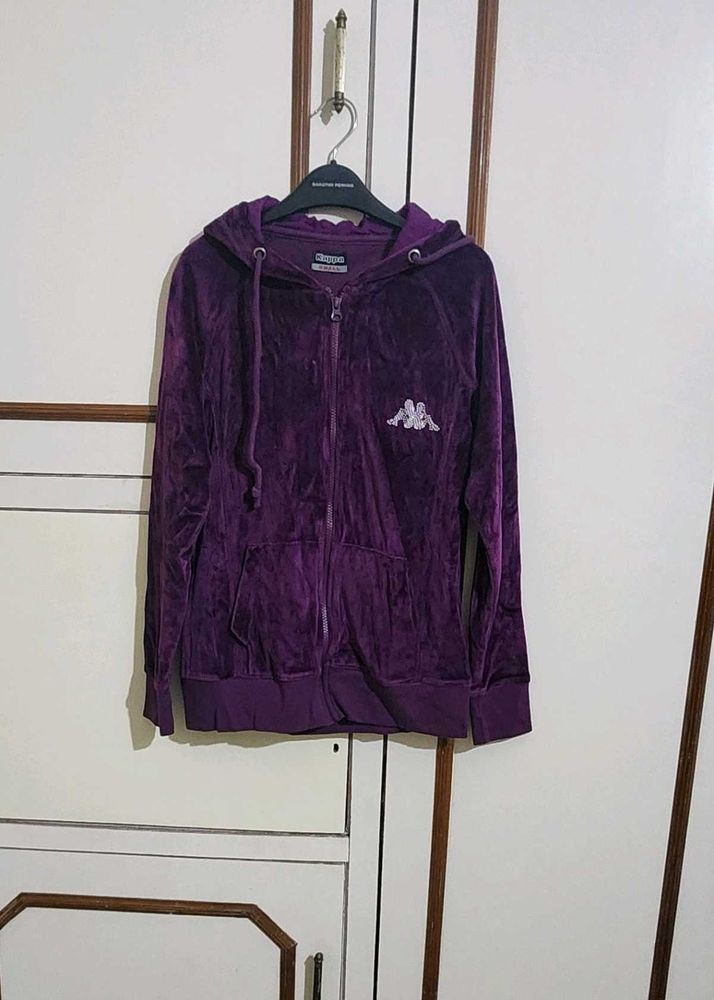 Velvet Kappa Embellished Sweatshirt