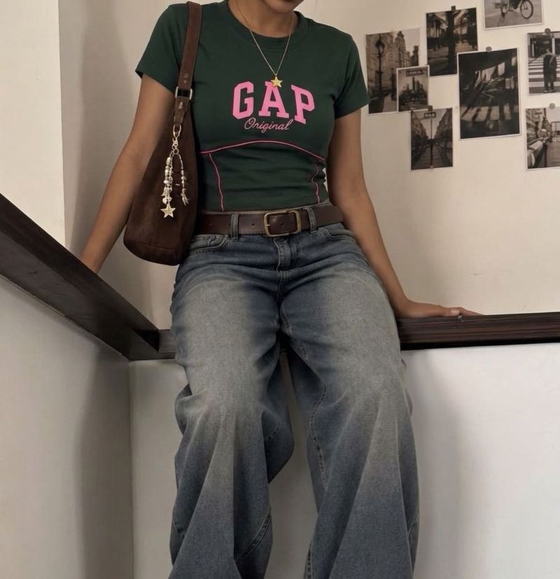 Trendy Green Crop Top