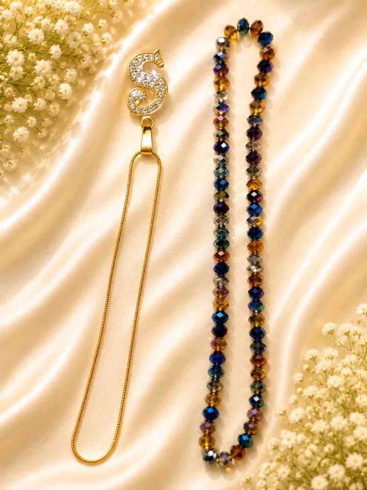 Sparkling "S" Pendant Necklace