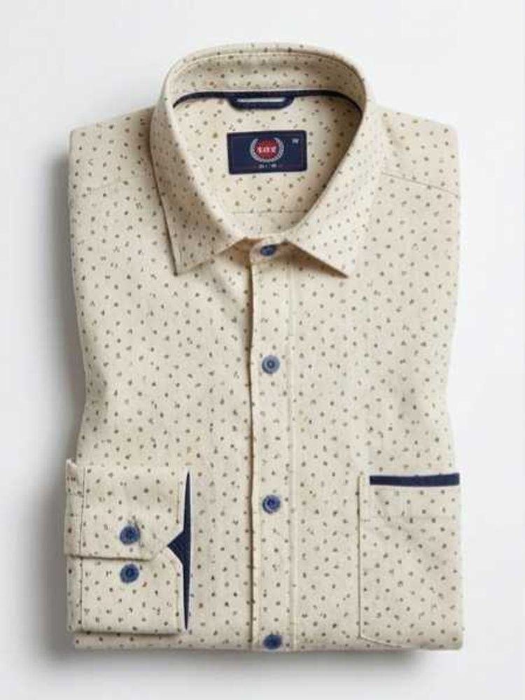 Men's Dobby Print Shirt