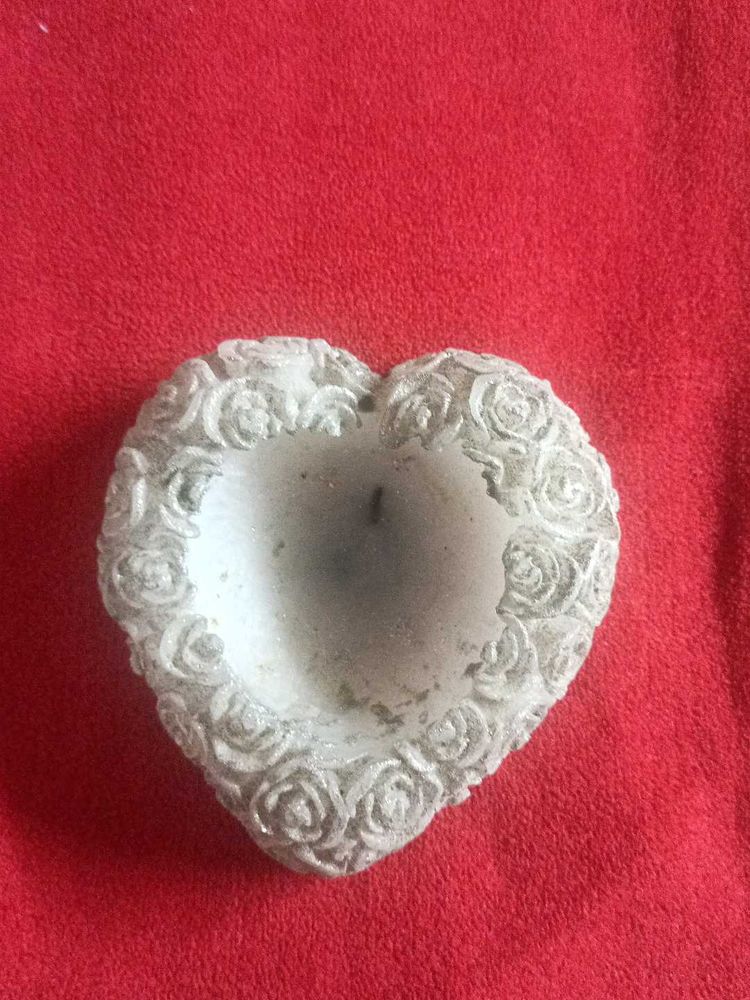 Heart Shaped Decorative wax showpiece