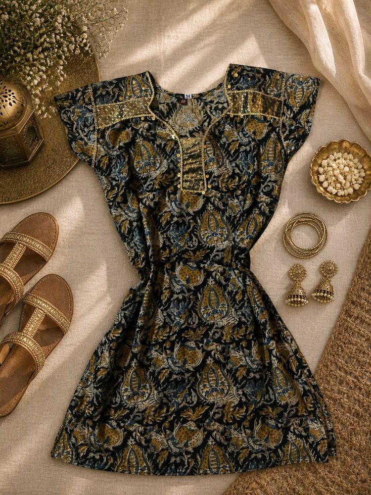 🤎💚Y2k Earth-Toned Kurta 🤎🌿