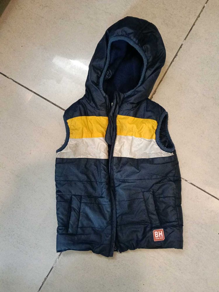 Kids Padded Vest with Hood