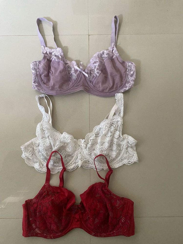Lace Detail Bras Bundle