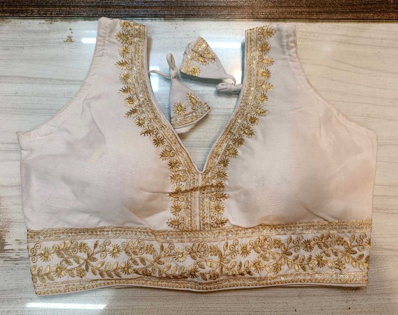 Embroidered White Blouse