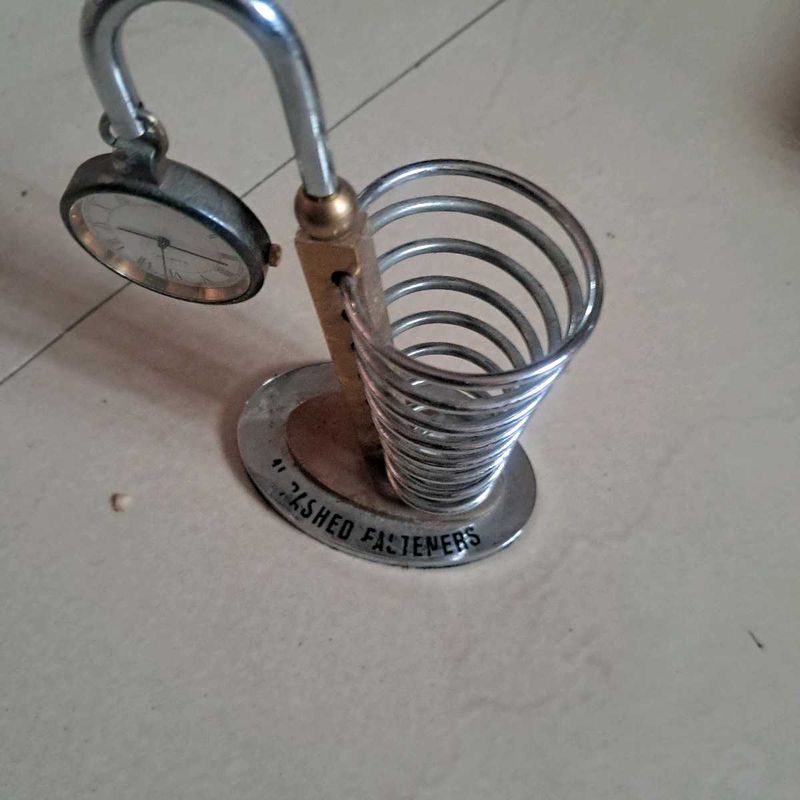 Vintage Pocket Watch Pen Holder
