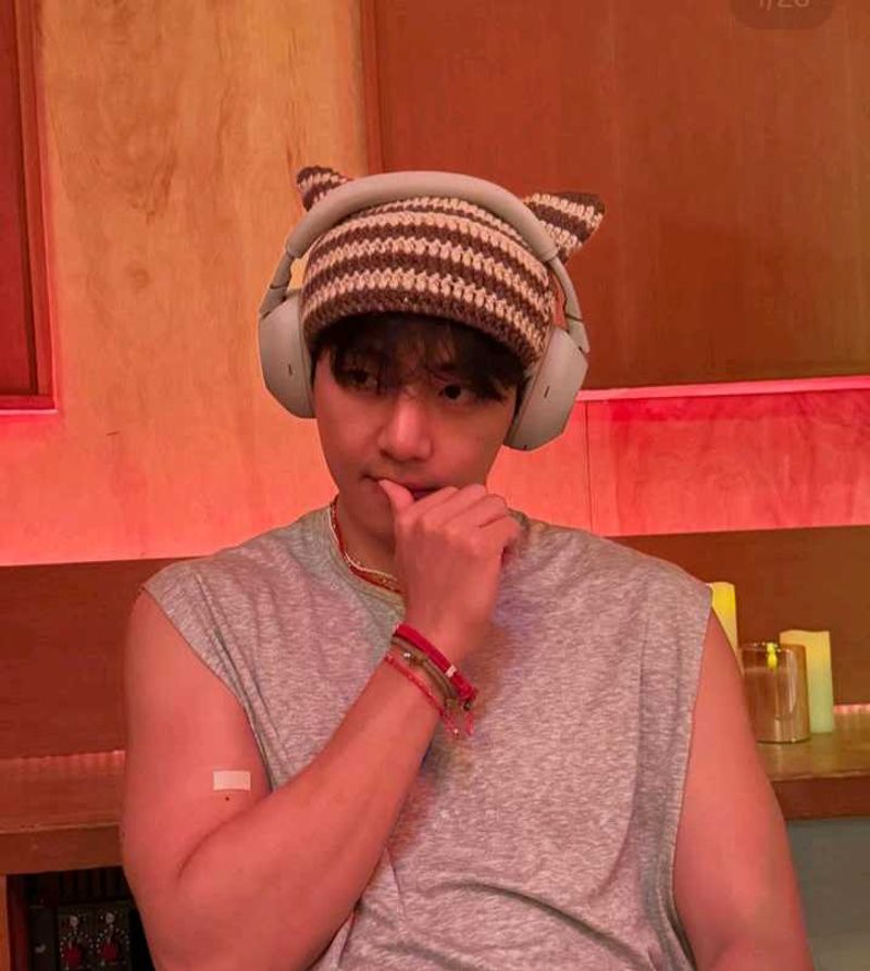 Handmade Crochet Cat Ear Beanie