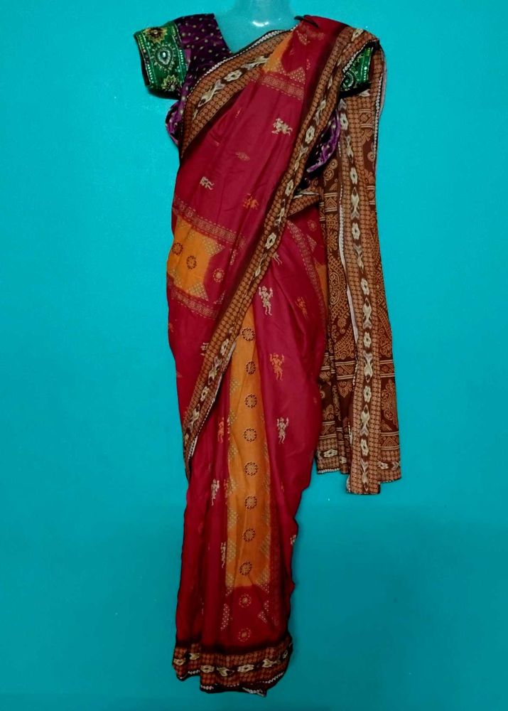 kalamkari cotton saree.