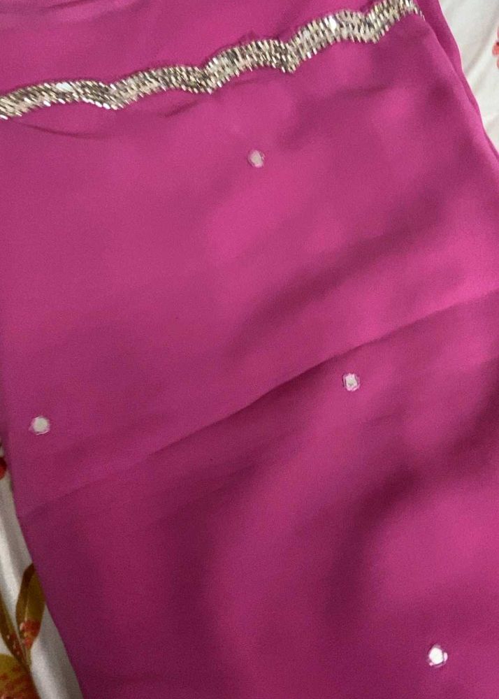 BARBIE CODED CHATAPATA HEAVY SAREE Y2K